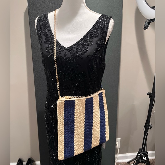 Last offer🔥🔥🔥🔥Clare V Fold over Woven Leather Clutch - Picture 14 of 15